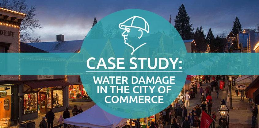 Case Study: Water Damage in the City of Commerce