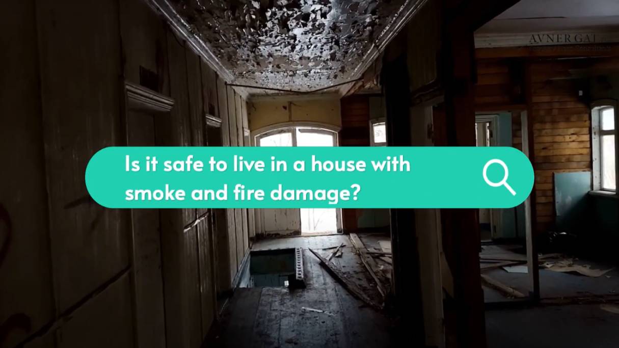 Video: Is it safe to live in a house with smoke and fire damage