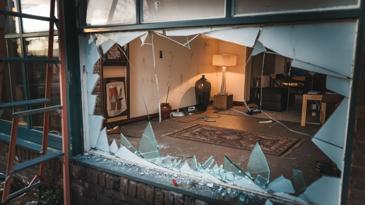 damages from break in theft claims