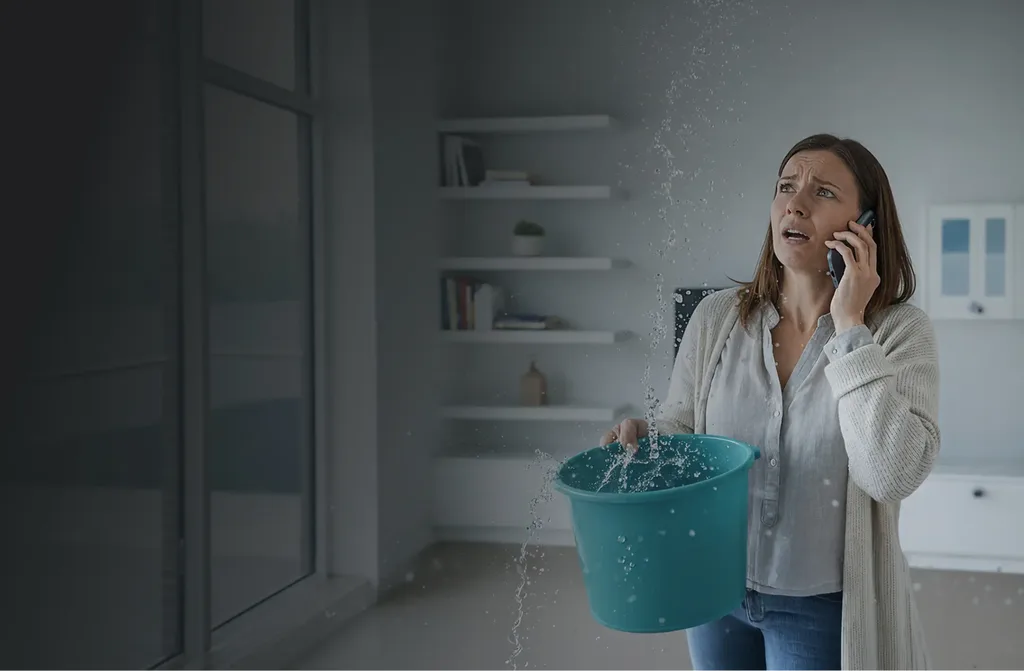 water leaking into a home near a window